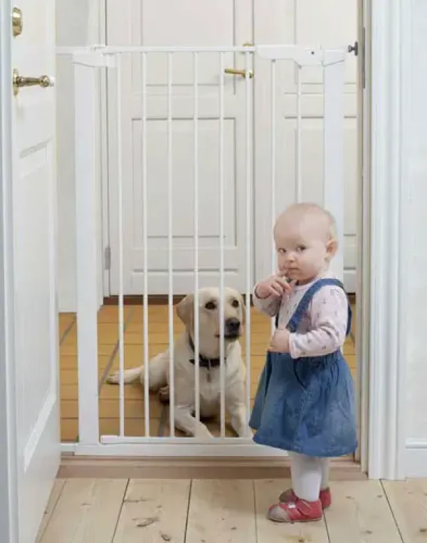Baby Dan Vysoká zábrana Babydan Premier PET GATE 73-80 cm bílá