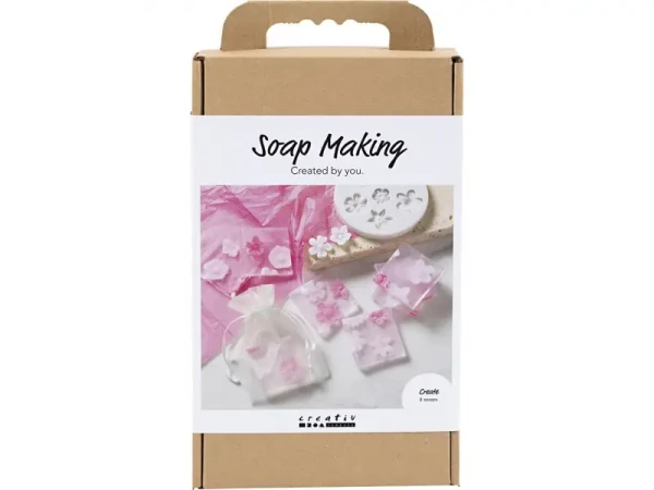 Creativ Company Kreatívna sada výroba mydla Flowers Pink