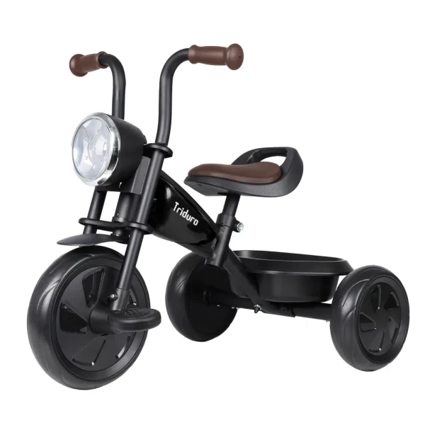 QPLAY Trojkolka Triduro Black, vek 2-6 rokov