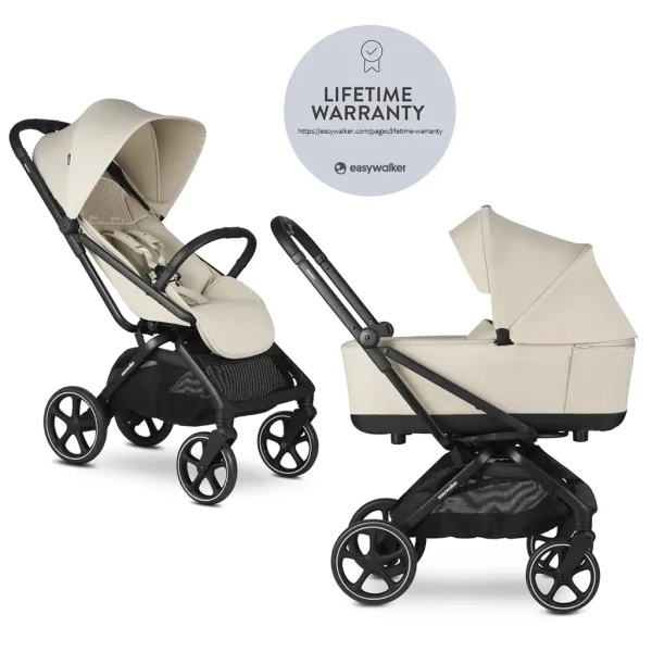 EASYWALKER Kočík kombinovaný Rockey L Bright Taupe