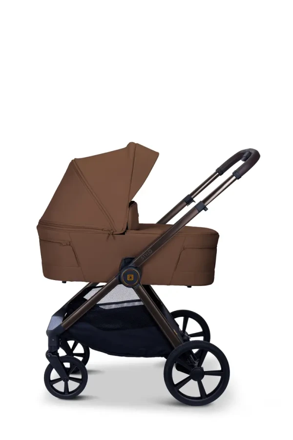 MOON Kombinovaný kočík STYLO maxi set - COGNAC