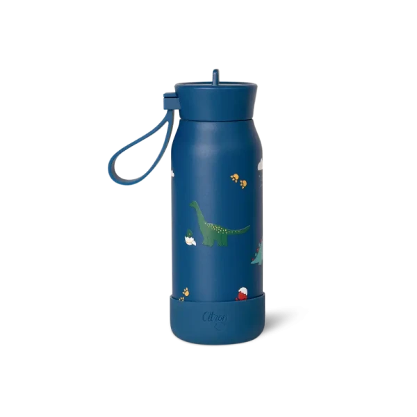 Citron Fľaša na vodu Mini, 250 ml - Blue Dino