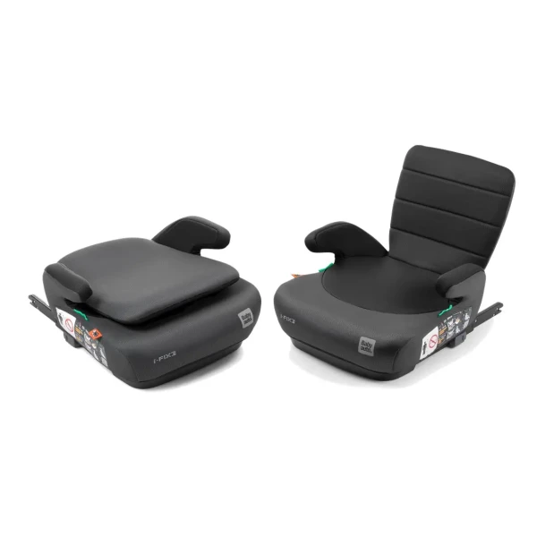 BabyAuto DOKA iFIX 125-150, podsedák so sklopnou opierkou chrbta, black grey
