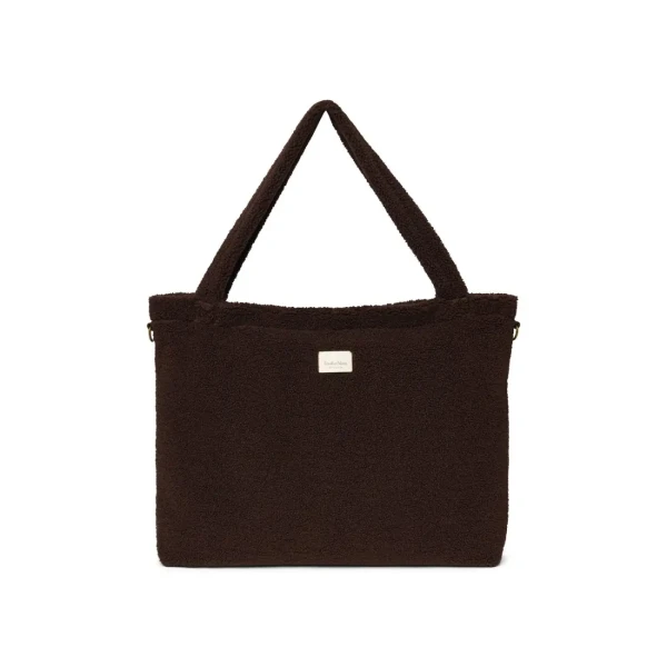 STUDIO NOOS - Teddy DIAPER BAG - prebaľovacia taška Chocolate