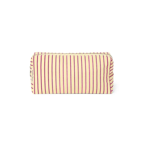 STUDIO NOOS - Poplin POUCH - kabelka | Butter Yellow Striped