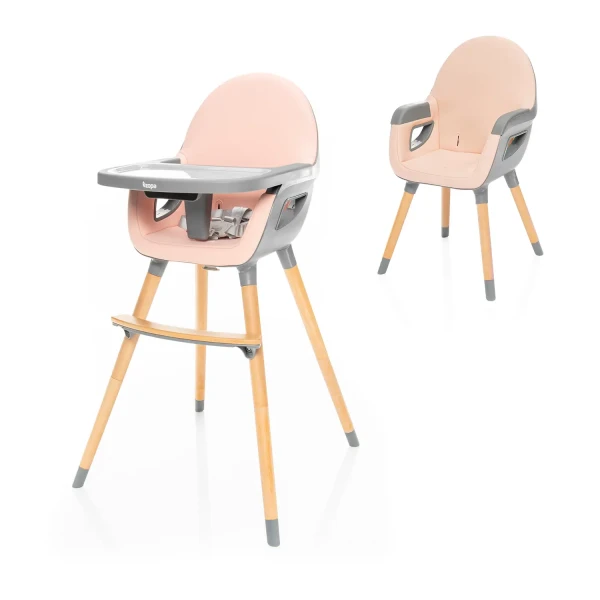 Zopa Dětská židlička Dolce 2, Blush Pink/Grey