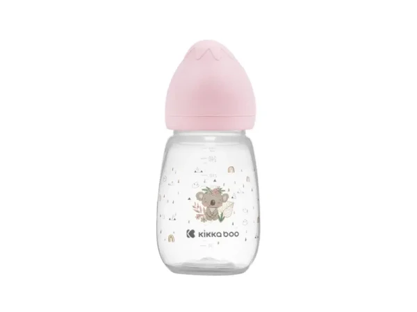 KikkaBoo Kojenecká láhev 260ml 3m+ Savanna Pink