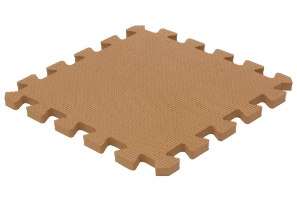 Rialto Baby Penová puzzle Brown 31,5 x 31,5 x 1,4 cm, 1ks