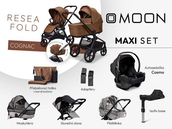 MOON ReSea FOLD maxi set - COGNAC