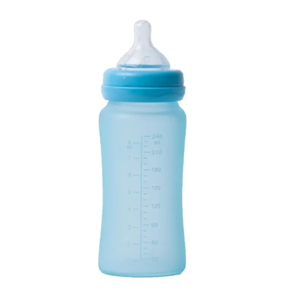 BO Jungle Skleněná láhev s úchyty B-Thermo 240ml Turquoise
