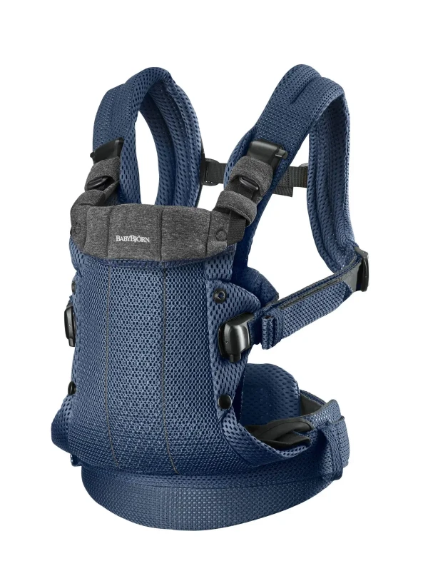 Babybjorn nosítko HARMONY Navy blue 3D mesh/Jersey