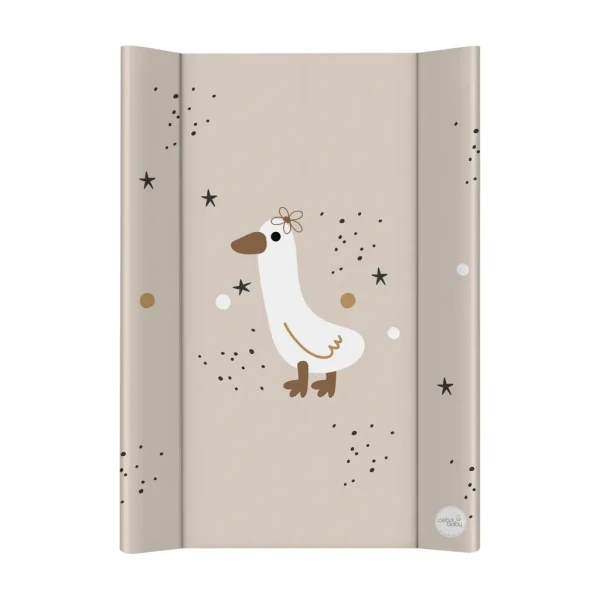 CEBA BABY Podložka prebaľovacia 2-hranná s pevnou doskou (50x70) Ultra Light Star Duck