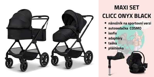 CLICC Maxi set - ONYX BLACK MELANGE