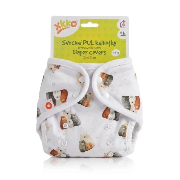 XKKO Vrchné plienkové nohavičky One Size - Bear Family