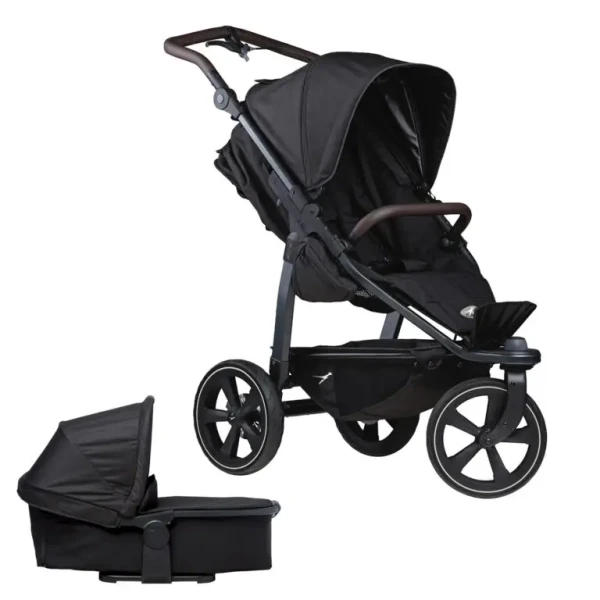 Tfk set Mono2 stroller - air chamber wheel 2024 black