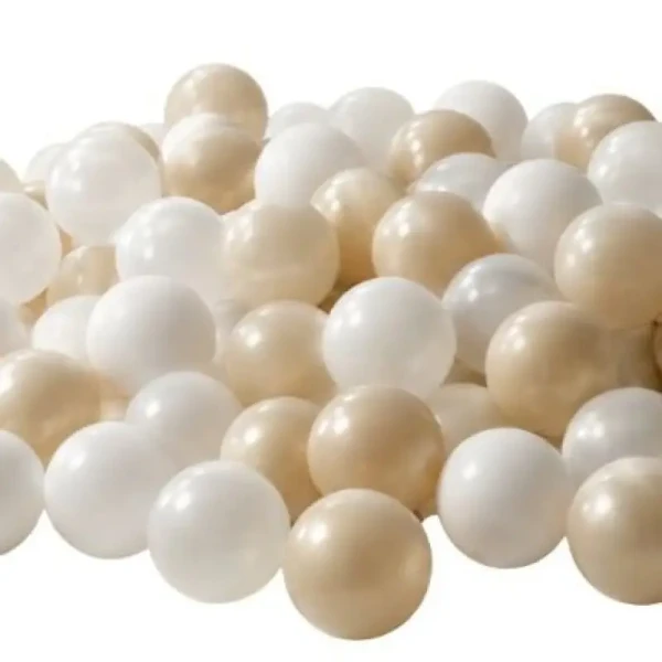 Sense2Play Súprava loptičiek Clear-Pearl-Gold 100ks