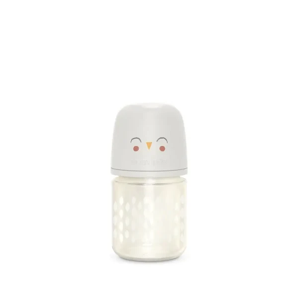 SUAVINEX | Láhev sklo BONHOMIA 120 ml fyziologická SX PRO +0 SF - bílá