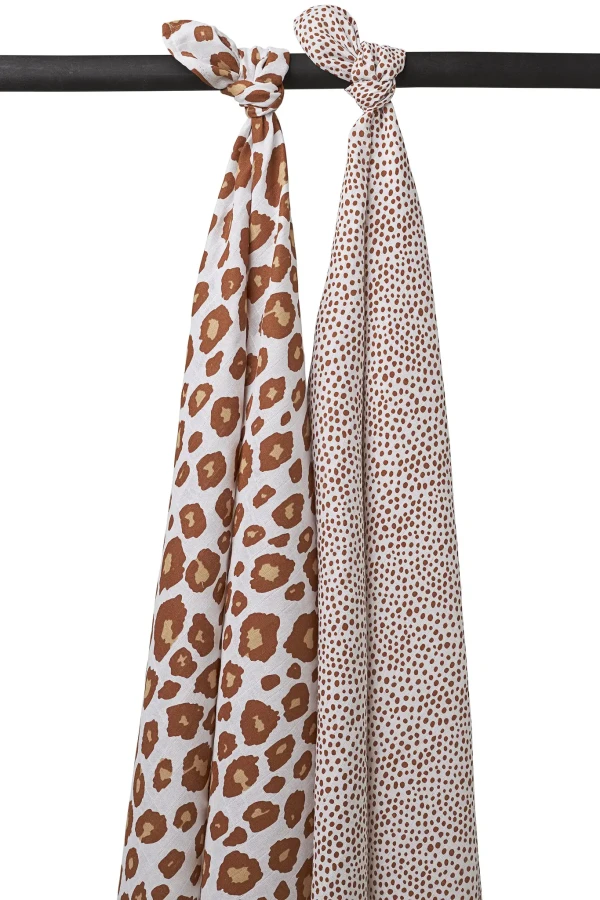 Pleny 2-balení Panter-Cheetah camel