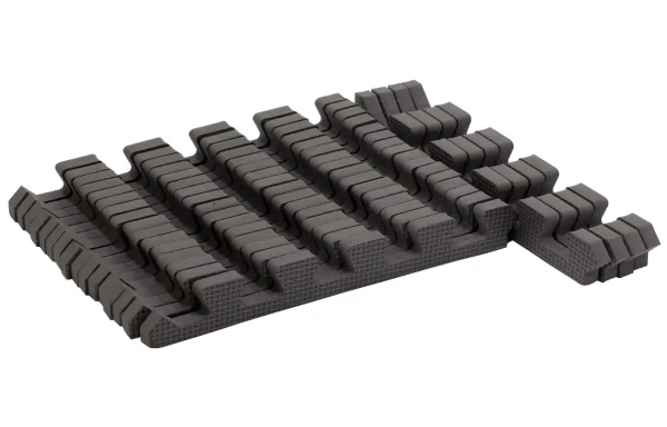 Rialto Baby Sada okrajů Cool Gray pro pěnové puzzle 120x180cm