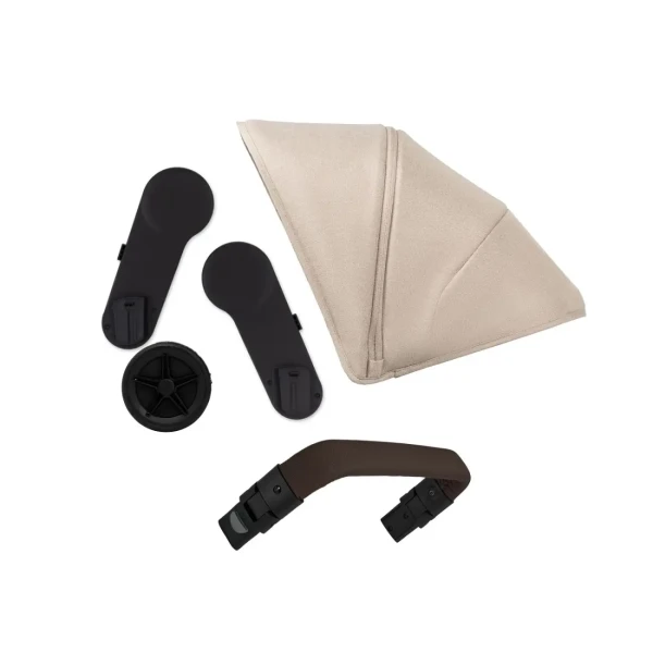 Joolz Geo⁵/3 DUO komplet | Sandy taupe l madlo Dark brown carbon