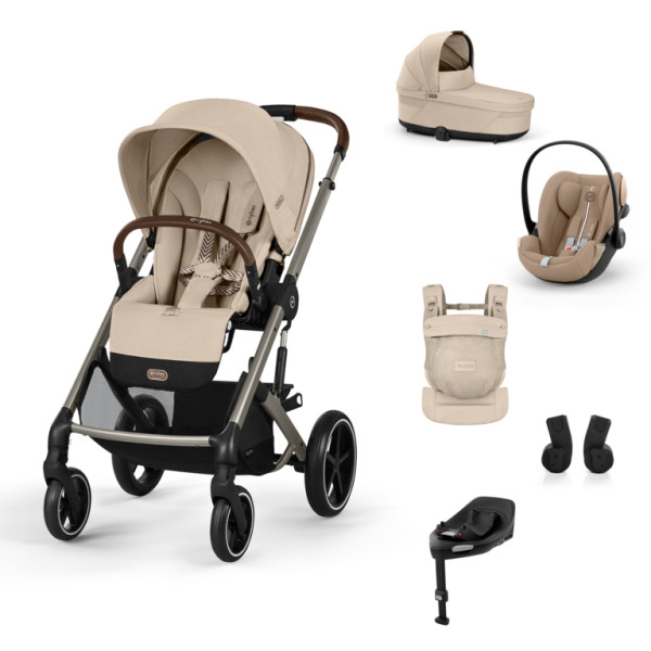 CYBEX BALIOS S LUX BUNDLE SET M + nosič AMYA 2026 Almond Beige