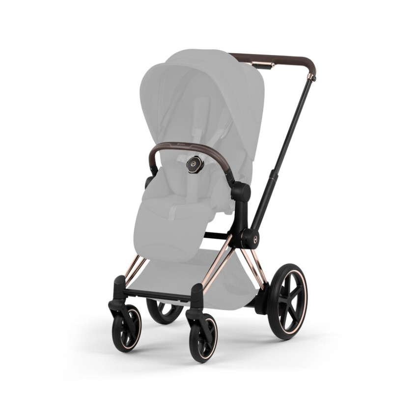CYBEX E-PRIAM 5 Style podvozok + SEAT ROSE GOLD