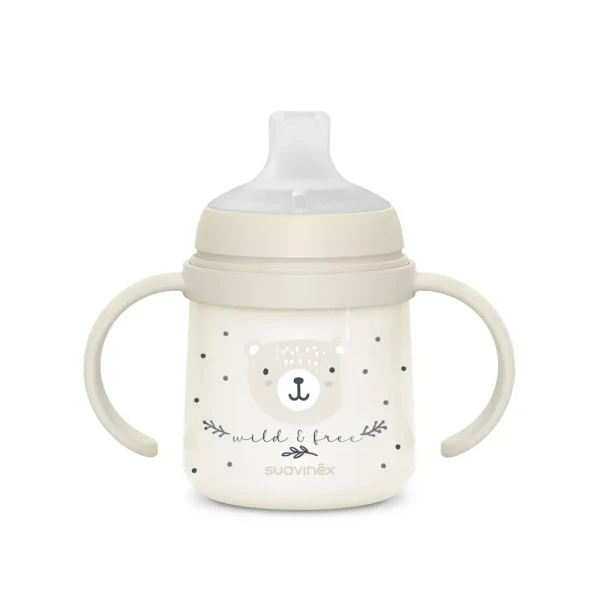 SUAVINEX Prvá fľaša WILD & FREE 150 ml - sivá
