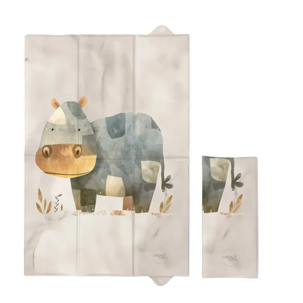 CEBA BABY Podložka přebalovací cestovní (60x40) Basic Cosy Hippo
