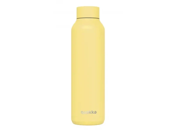 Quokka Nerezová termoláhev Solid Light Yellow 630 ml