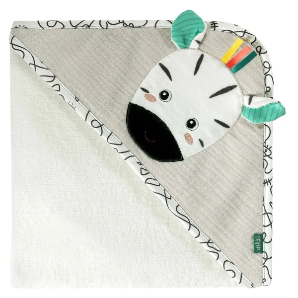 BABY FEHN Ručník s kapucí zebra, DoBabyDoo