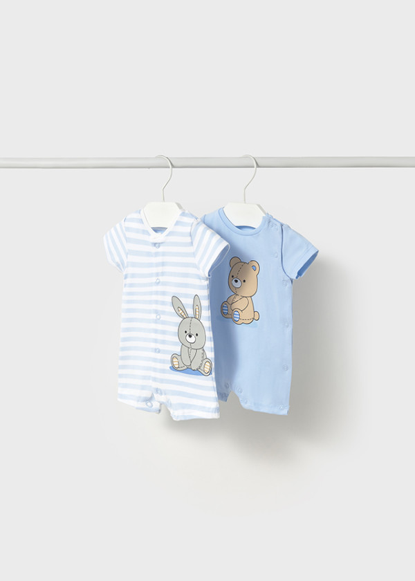Mayoral Dojčenská súprava overálov 2-dielna Layette Boy Sky 6-9M