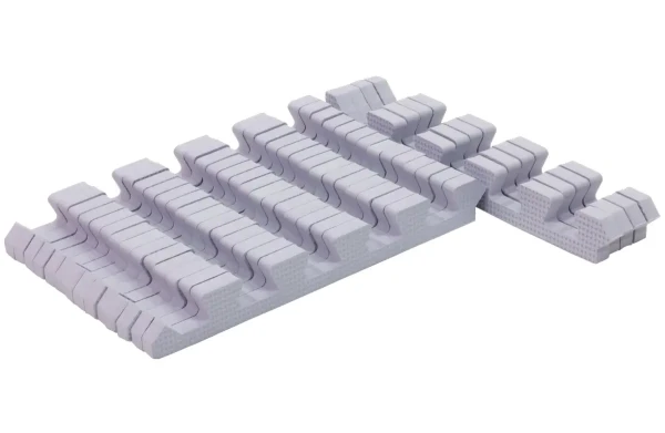 Rialto Baby Sada okrajov Silver pre penové puzzle 120x150cm