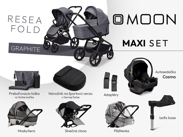 MOON ReSea FOLD maxi set - GRAPHITE