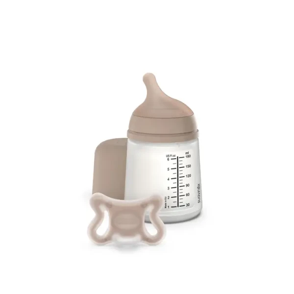 SUAVINEX | SADA ANTIKOLIKOVÁ Zerø.Zerø™ MEDIUM LÁHEV 180 ml A + dudlík Zerø.Zerø™ -2/ 2M