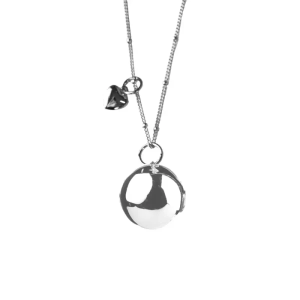 Bola Tehotenská rolnička HEARTBEAT Silver