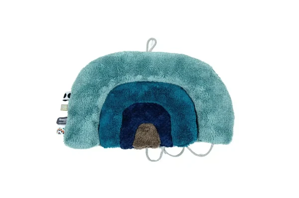 SNOOZEBABY PLYŠOVÉ PUZZLE RAINBOW GRAY MIST