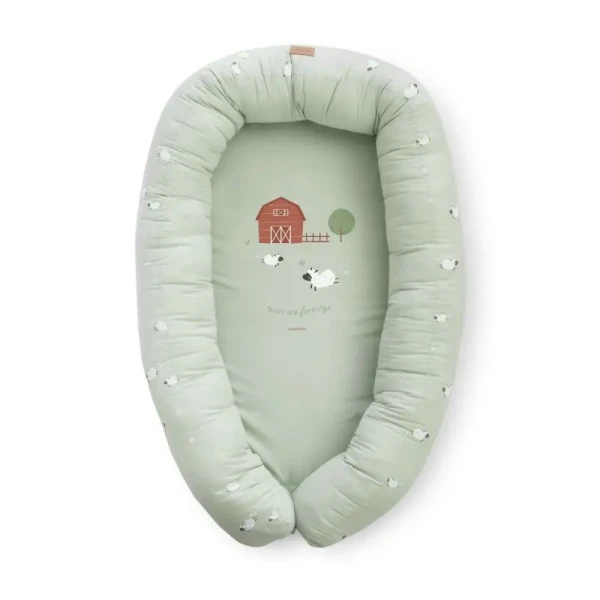 Bonjourbébé Bavlnené hniezdo XL Funny Farm