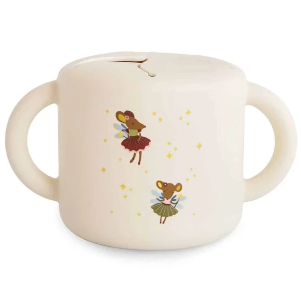 MUSHIE SILIKÓNOVÝ POHÁRIK NA SNACK - FAIRY MICE