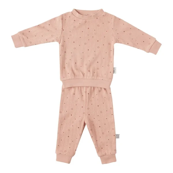 Witlof for Kids Pyžamo veľkosť 56 Dusty Pink