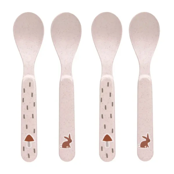 LÄSSIG Spoon Set PP/Cellulose Little Forest rabbit