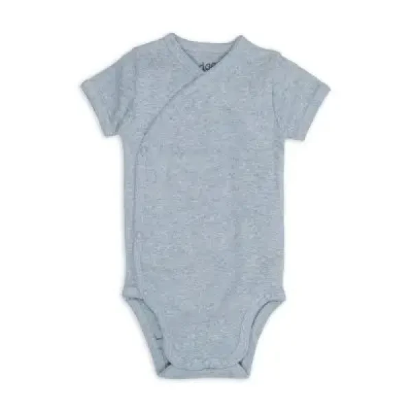 LODGER Body s krátkým rukávom Melange Blue Fogg vel. 56