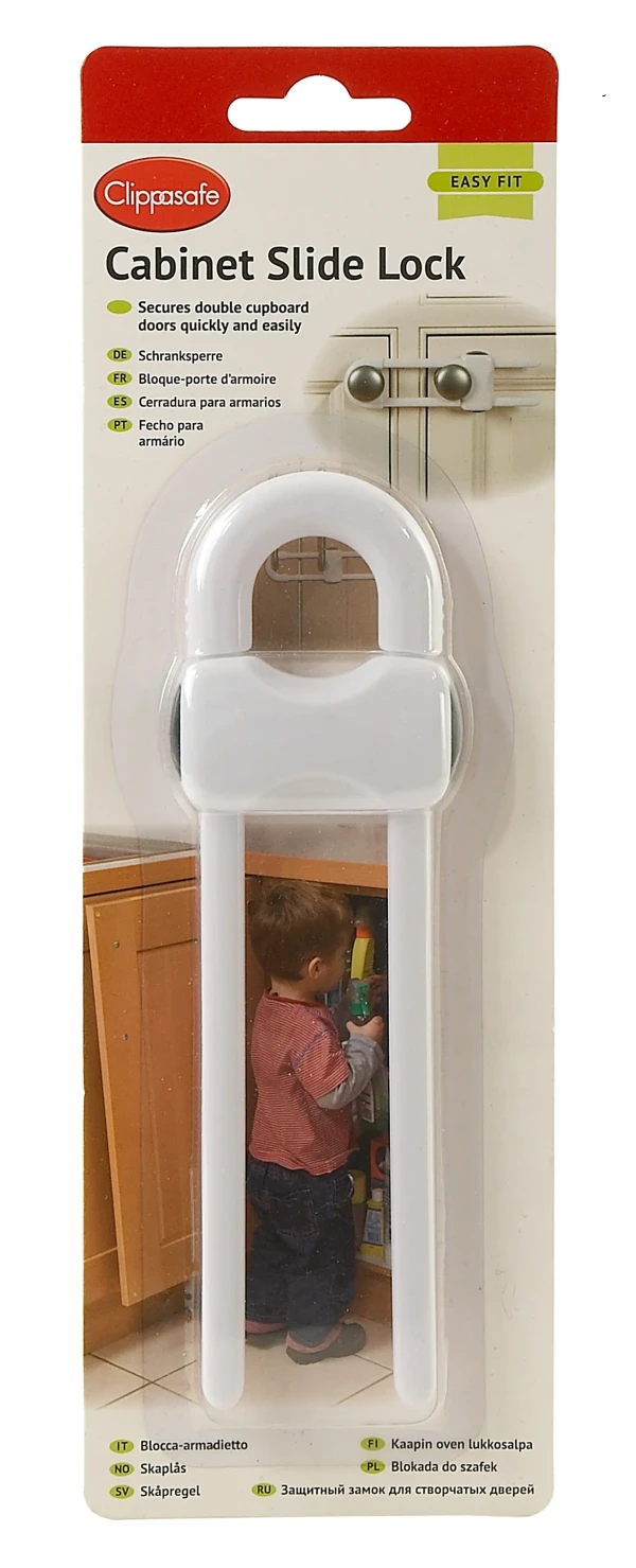 CLIPPASAFE Zámok otvárania skriniek, White