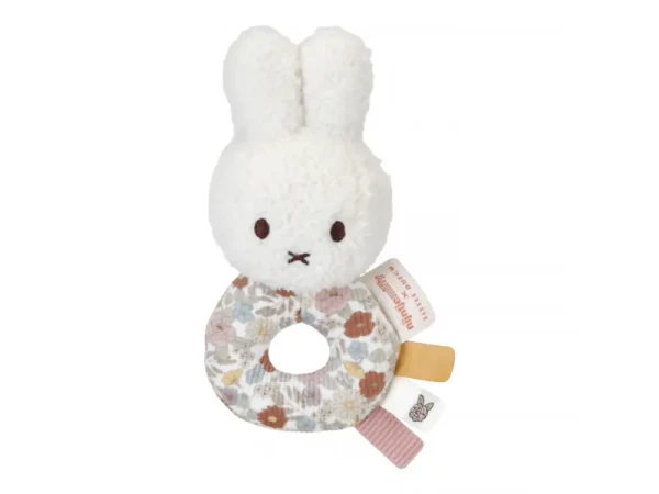 Little Dutch Chrastítko králíček Miffy Vintage Kytičky