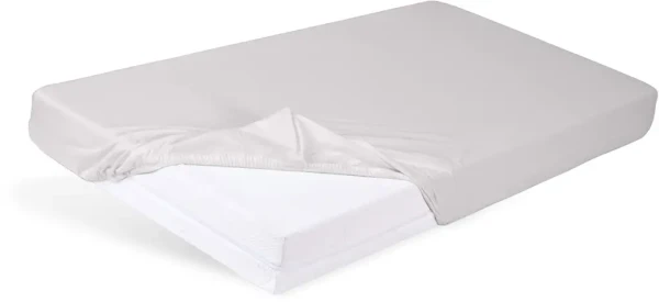 BABYMATEX Plachta napínacia Jersey 60x120cm svetlo šedá