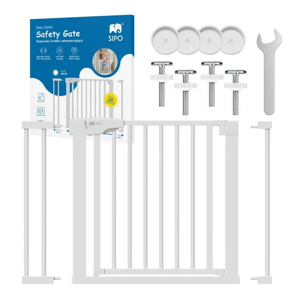 Sipo Zábrana set 75 cm + 2x nástavec 7 / 14 cm White