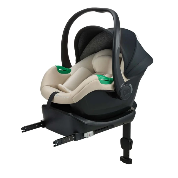 KINDERKRAFT Autosedačka Mink Pro 2 i-size (0-13 kg) a základna Mink FX 2 Beige