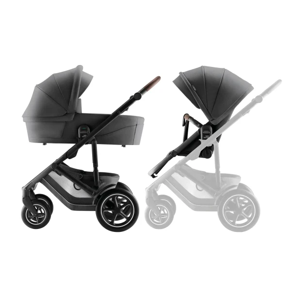 BRITAX Sada kočíka Smile 5Z + hlboká vanička Style, Mineral Grey