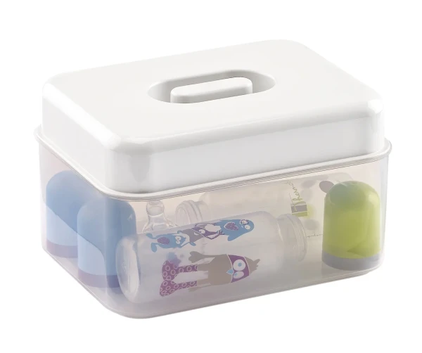 THERMOBABY Sterilizační krabička do mikrovlnné trouby, White
