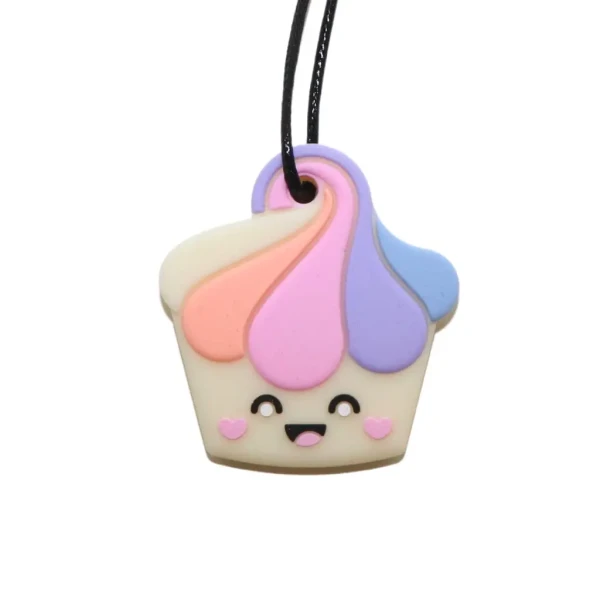 Uklidňující přívěsek Cupcake, pastelový