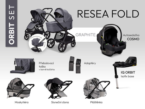 MOON ReSea FOLD ORBIT set - GRAPHITE